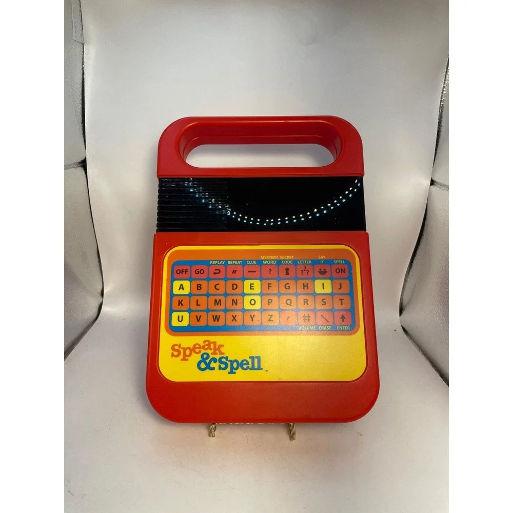Vintage 1980's Speak & Spell Electronic Learning Game Basic Fun Item# 09624
